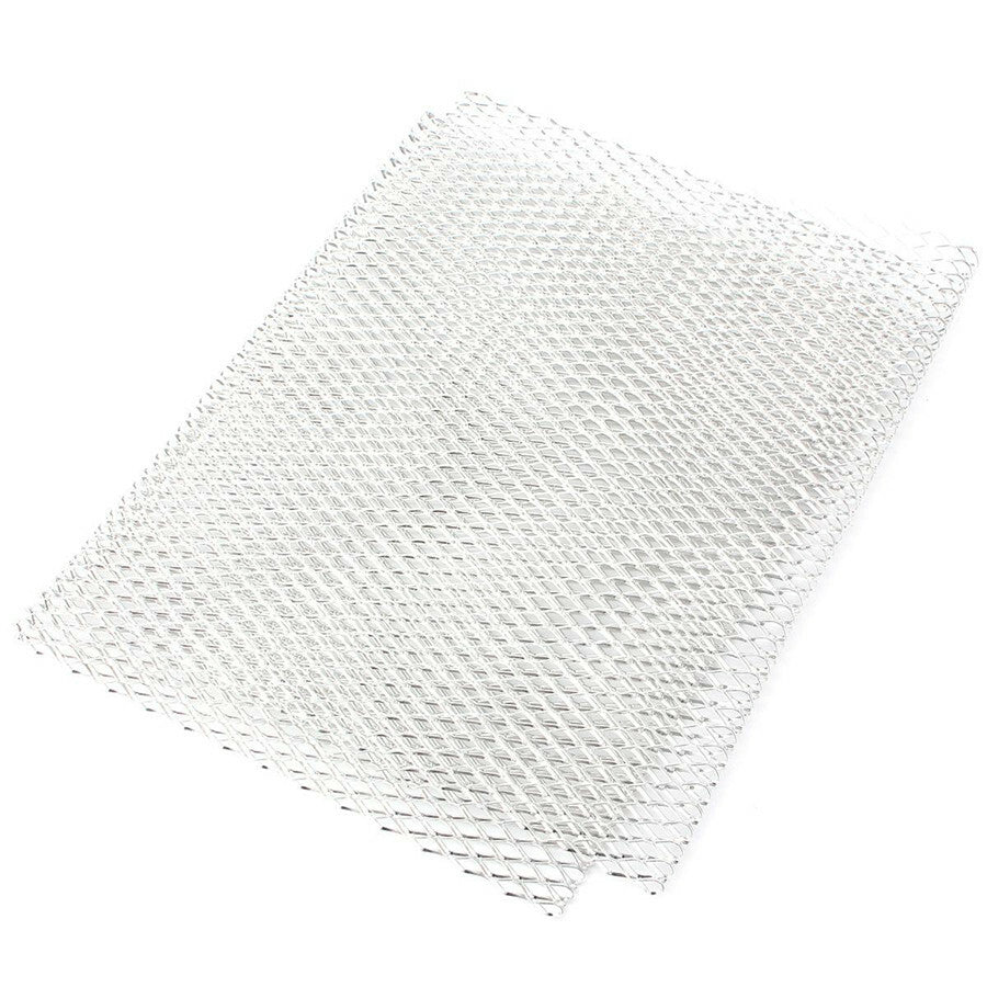 Silver Aluminium Car Bumper Fender Hood Vent Grille Net Mesh Guard Protector