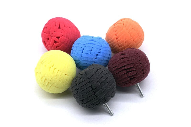 Wheel hub cleaning and polishing pad, 4-inch conical polishing and polishing wheel suitable for drilling