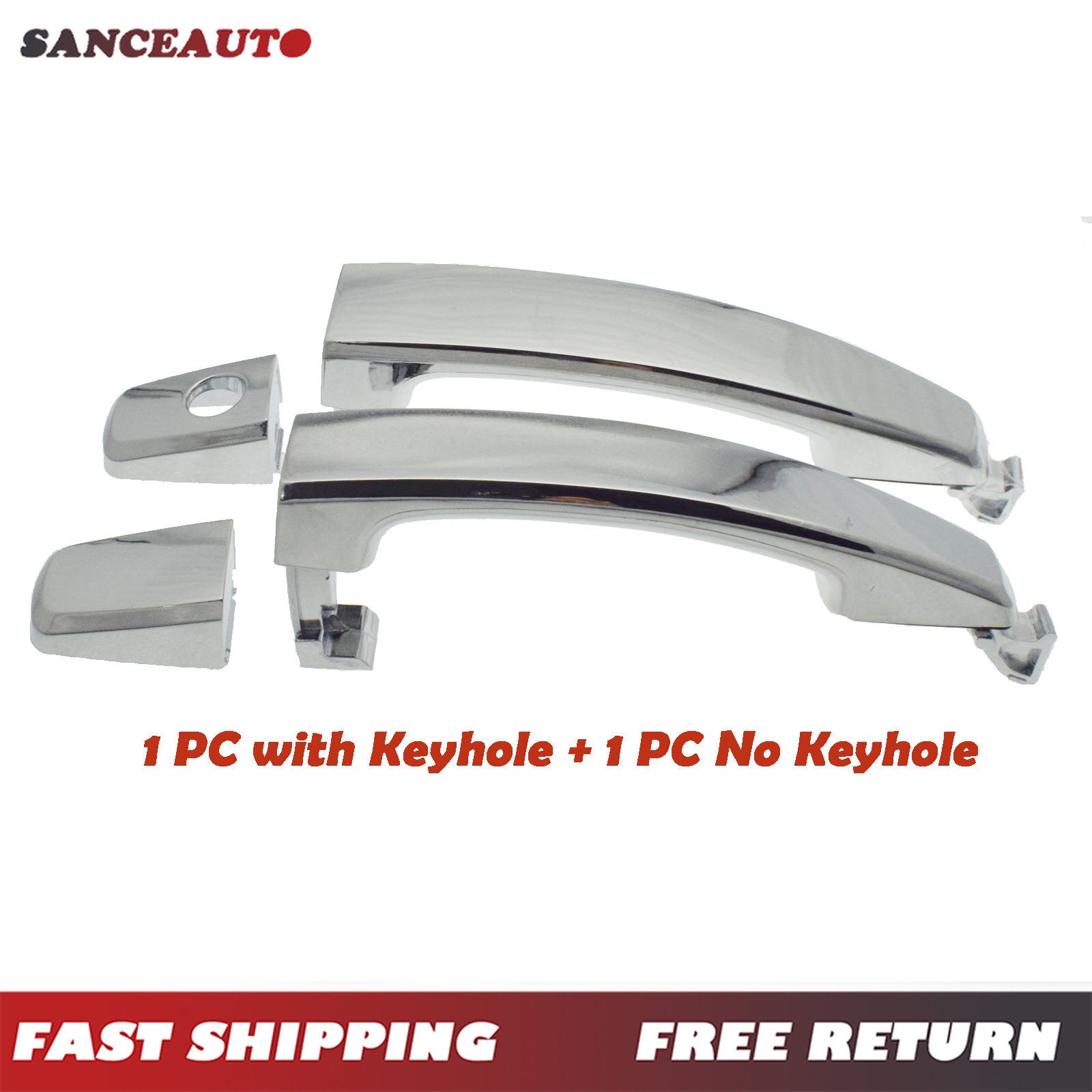 Chrome exterior door handle for left front for Aveo Captiva Sport Vue- n