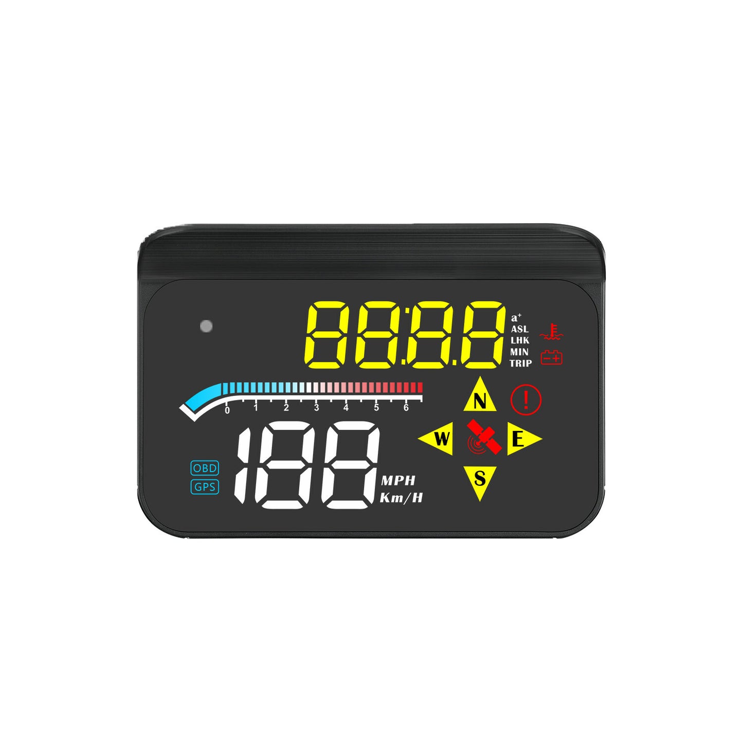 Multifunctional Car HUD Head-up Display Speedometer Overspeed Alarm Projection