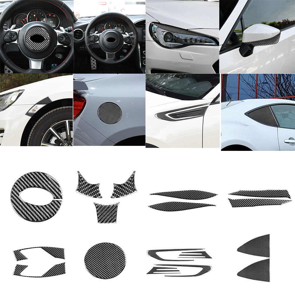 3Pcs Piano Black Left Air Vent Panel Cover Trim for Honda for Civic 8th 2006-2011 v