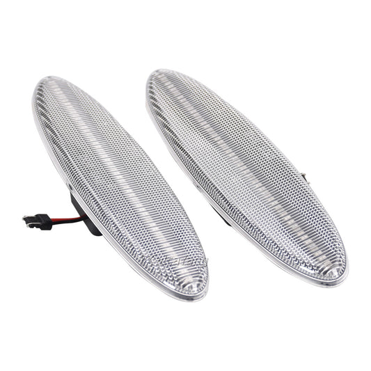 Transparent LED rear fender side marker lights for 03 - 2011 for Corvette C5 n