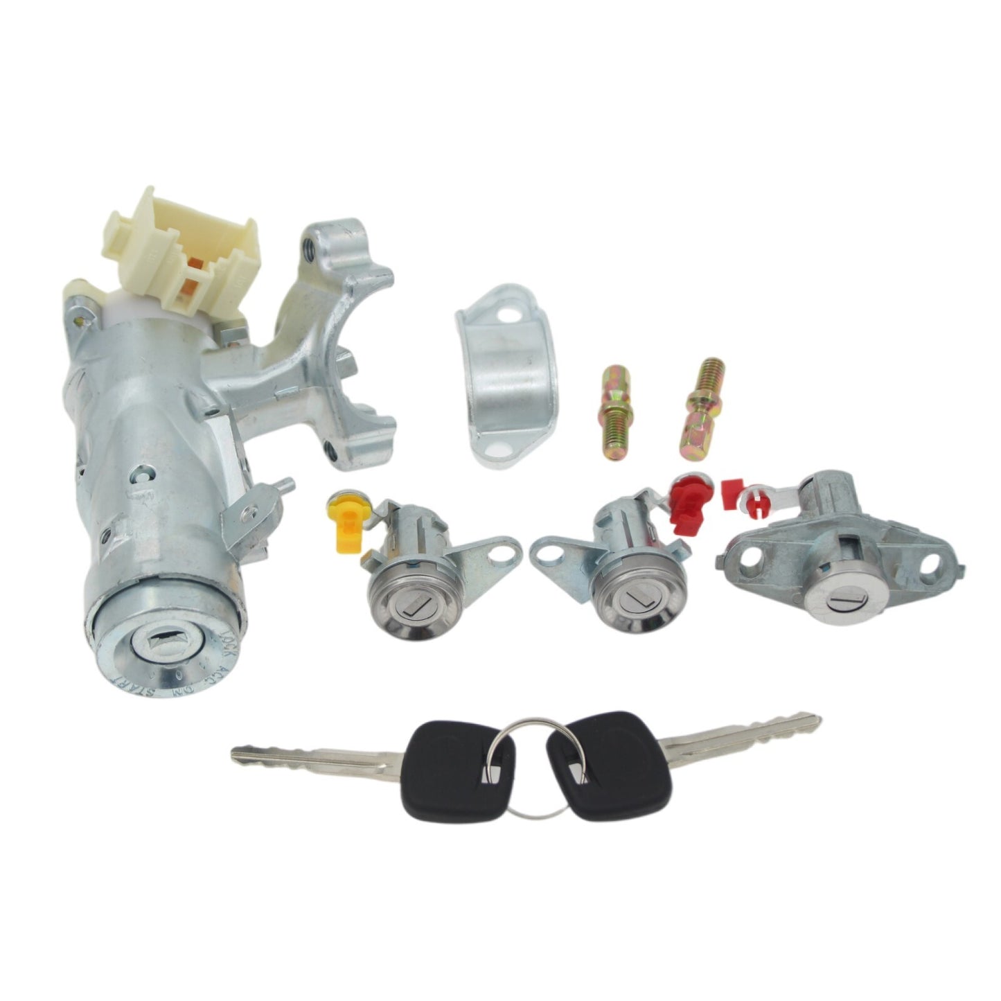 Complete Set Ignition Door Trunk Lock Barrel Cylinder for Corolla AE110 n