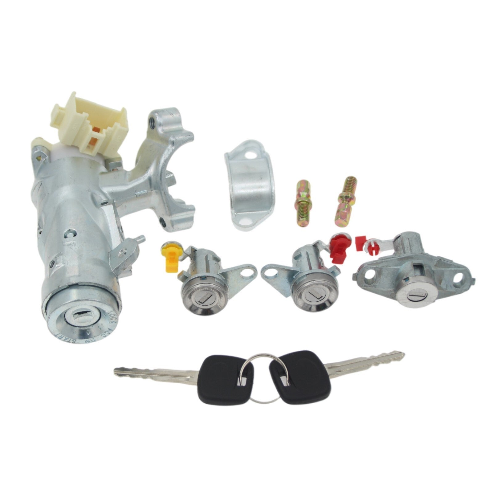 Complete Set Ignition Door Trunk Lock Barrel Cylinder for Corolla AE110 n
