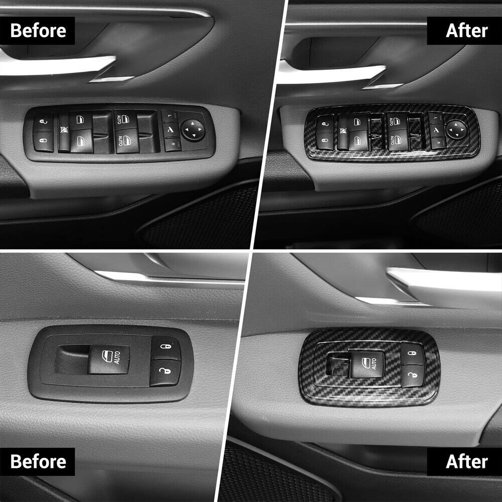 Left and Right Halloween Car Center Pillar Sticker B-Pillar Protective Film Trim- v