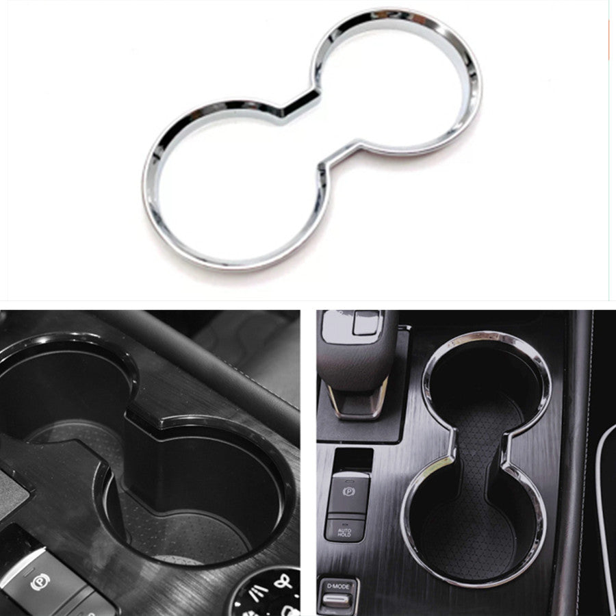For Rogue 2021-2023 Water Cup Holder Cover Trim ABS Chrome 1x n
