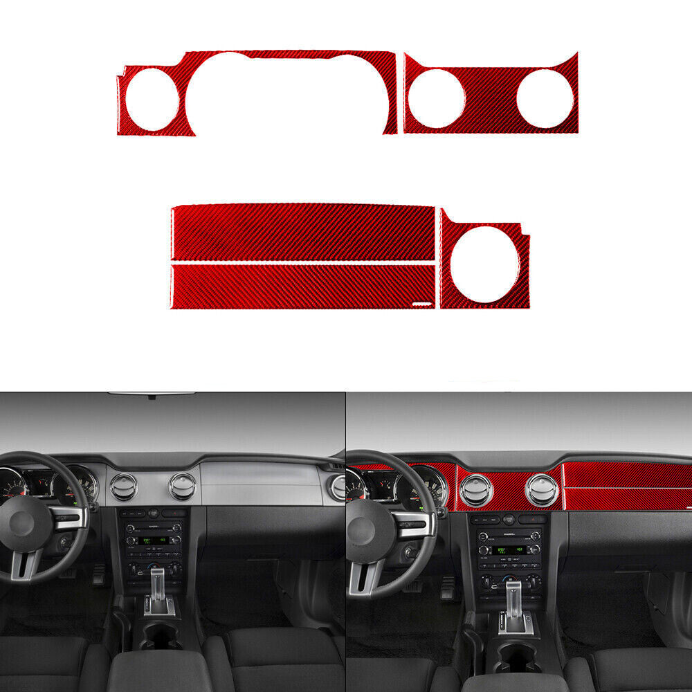 Carbon Fiber Dashboard Climate Control Trim for Honda CRV CR-V 2012-2016 Type-B v