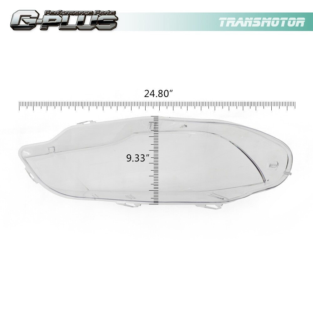 Headlight Clear Lens Headlight Protector Fits 2008 - 2014 for X6 E71 New - v