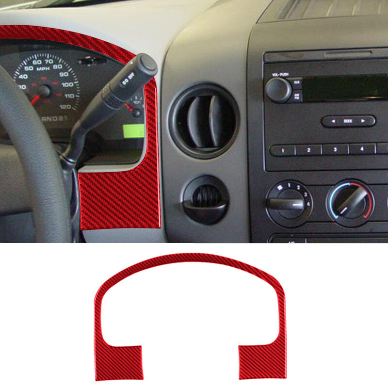 Red Carbon Fiber Digital Dimate Control Cover Trim for Camry 2007-2011 v