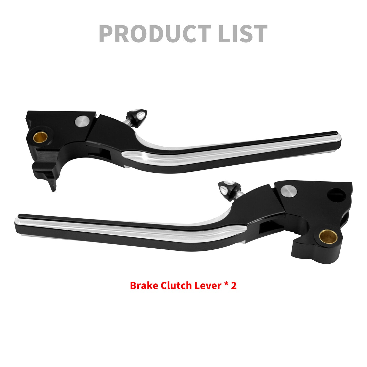 Black Brake Clutch Levers Fit for Harley Sportster Iron 883 1200 XL 48 72 14-24