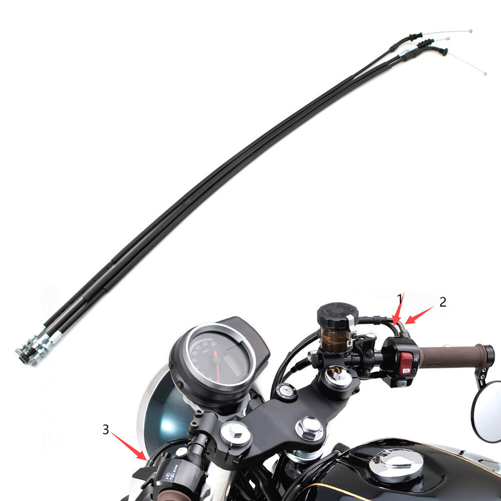 Clutch Cable Throttle Cable Brake Cable Fit for Honda GB350 NC59 CB350 CB350S 2021+ Q