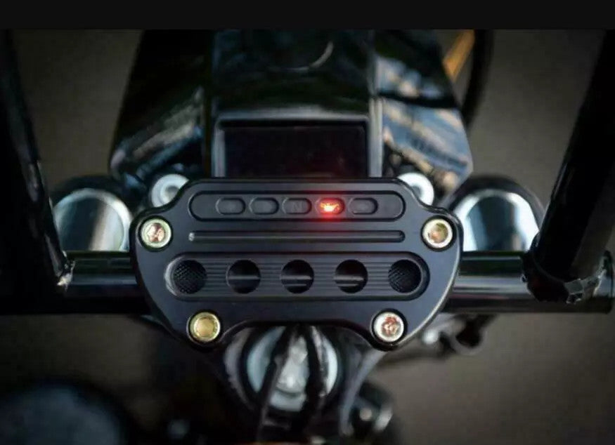 Black motorcycle indicator handlebar clip for Harley Sportster 883 (1995 and above) n