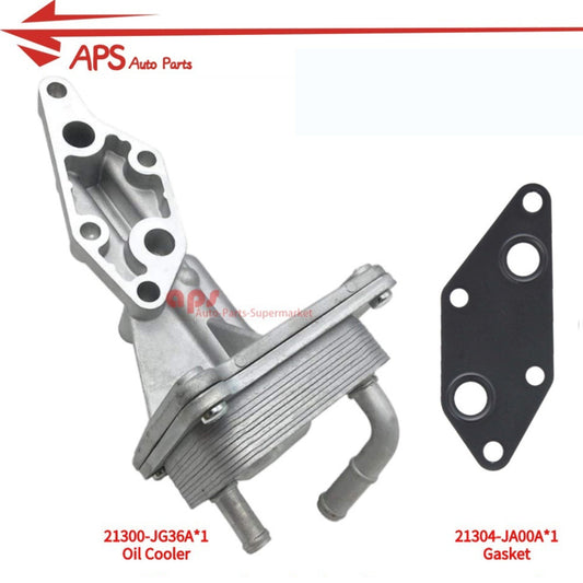 new engine oil cooler + gasket for Nissan Rogue 08-15 and for Renault Koleos 21300-JG36A