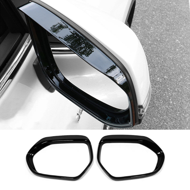 for Corolla 2019-2024 Bright black Mirror Rain Eyebrow Cover Trim v