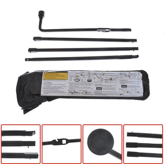 Spare tire wrench tool kit with protective cover for GMC Silverado for Sierra Tahoe for Cadillac n