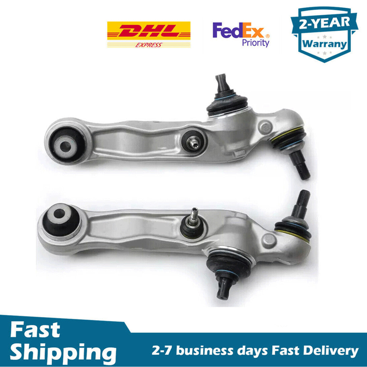 2PCS Front Lower L/R Control Arms For Rolls Royce for Ghost Dawn Wraith 2008-2019