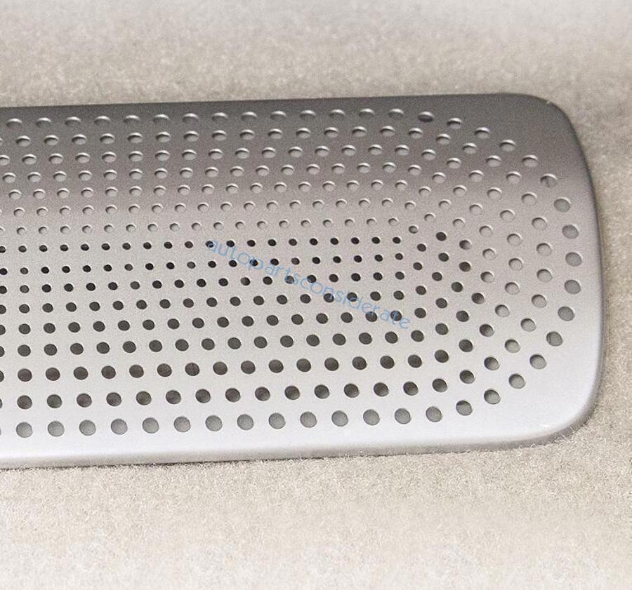for Toyota for Land Cruiser 2013-21 for Seat Lower Air Outlet Vent Cover Silver Steel 2X