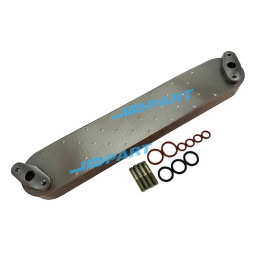6D22 oil cooler core is suitable for excavator engine parts.