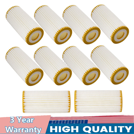 10-piece engine oil filter kit 06L115562B suitable for Audi A3, for Volkswagen Beetle, and for Passat .