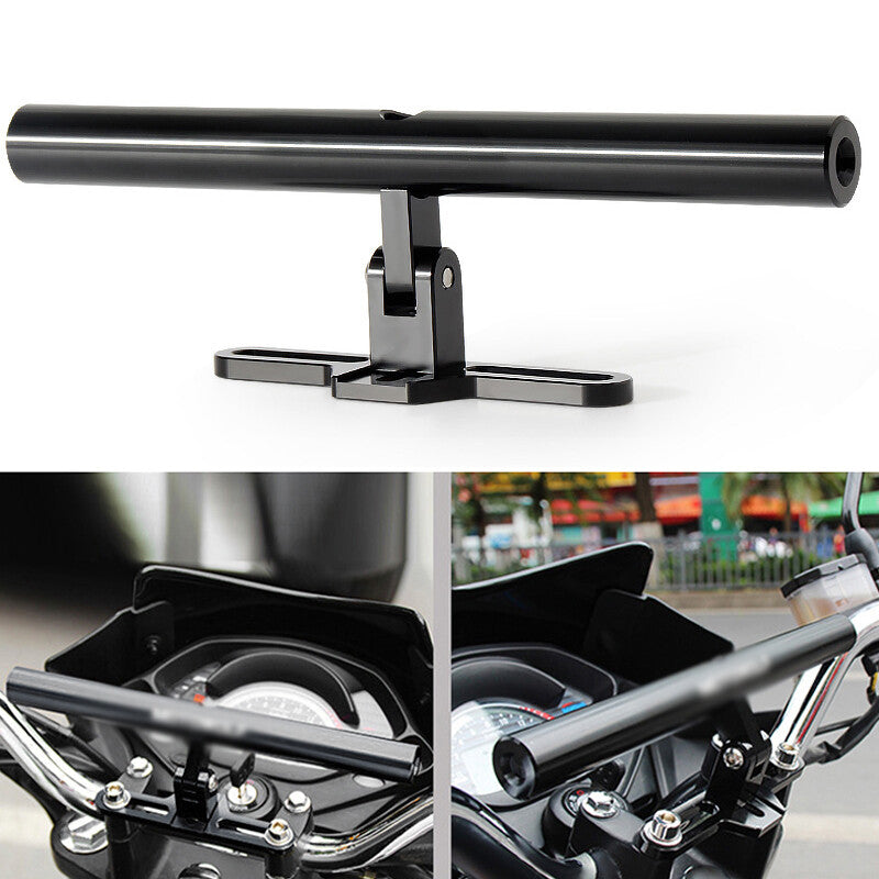 Heavy-duty motorcycle CNC aluminum extension crossbar bracket extended bracket - n