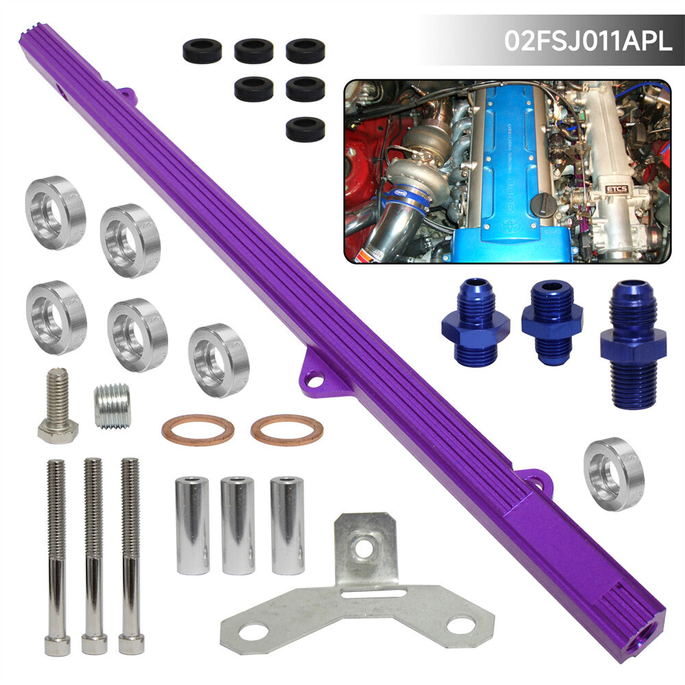 High Flow Fuel Injection Injector Rail for Toyota Supra Aristo JZA80 2JZ-GTE PL
