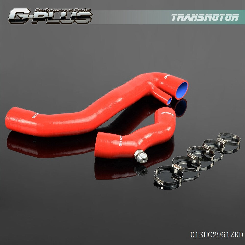 Suitable for 5GT R5 Turbo Red Silicone Accelerator Hose Clamp + Clamp Kit - v