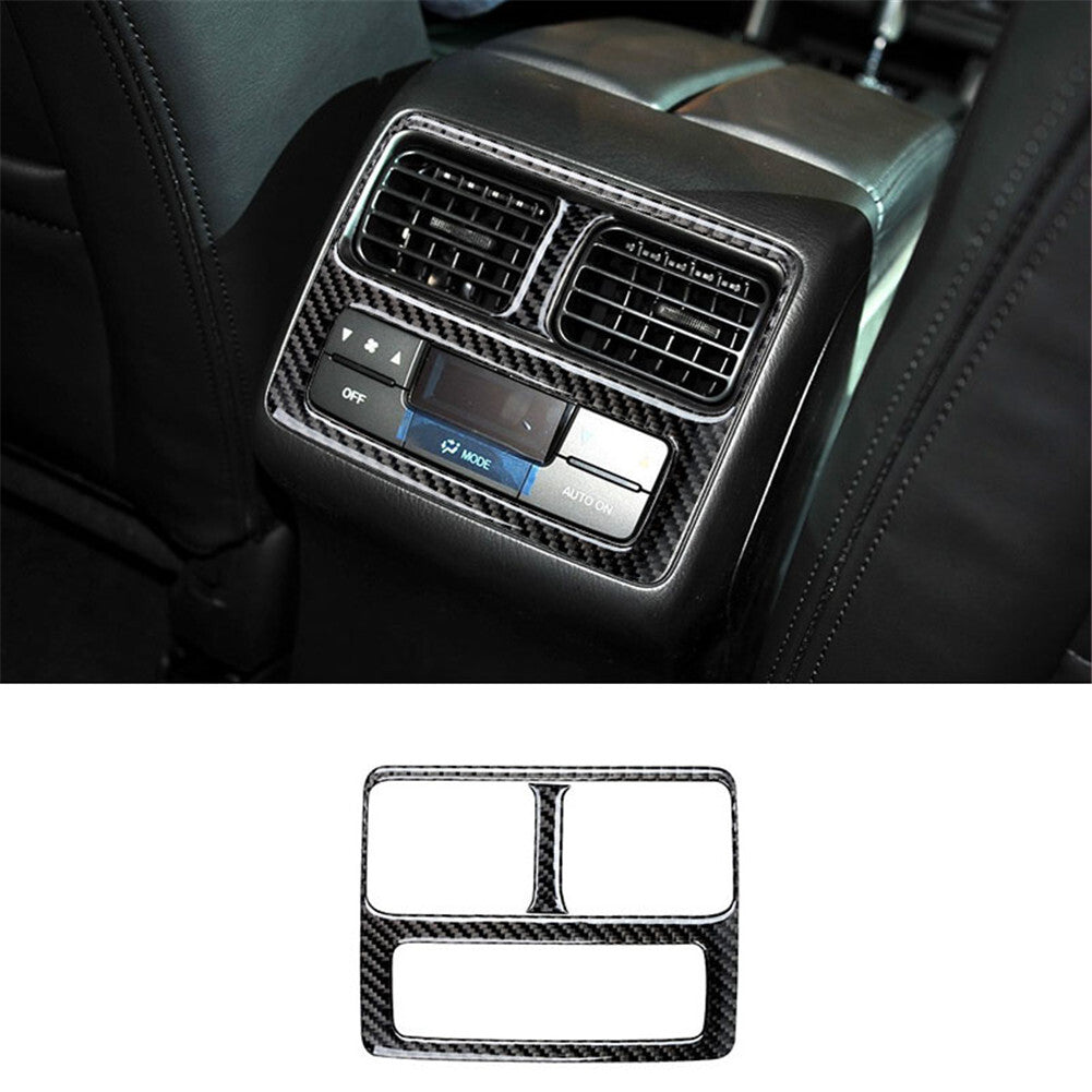 2Pcs Carbon Fiber Air Vent Outlet Cover Trim For Camaro 2010-2015 v
