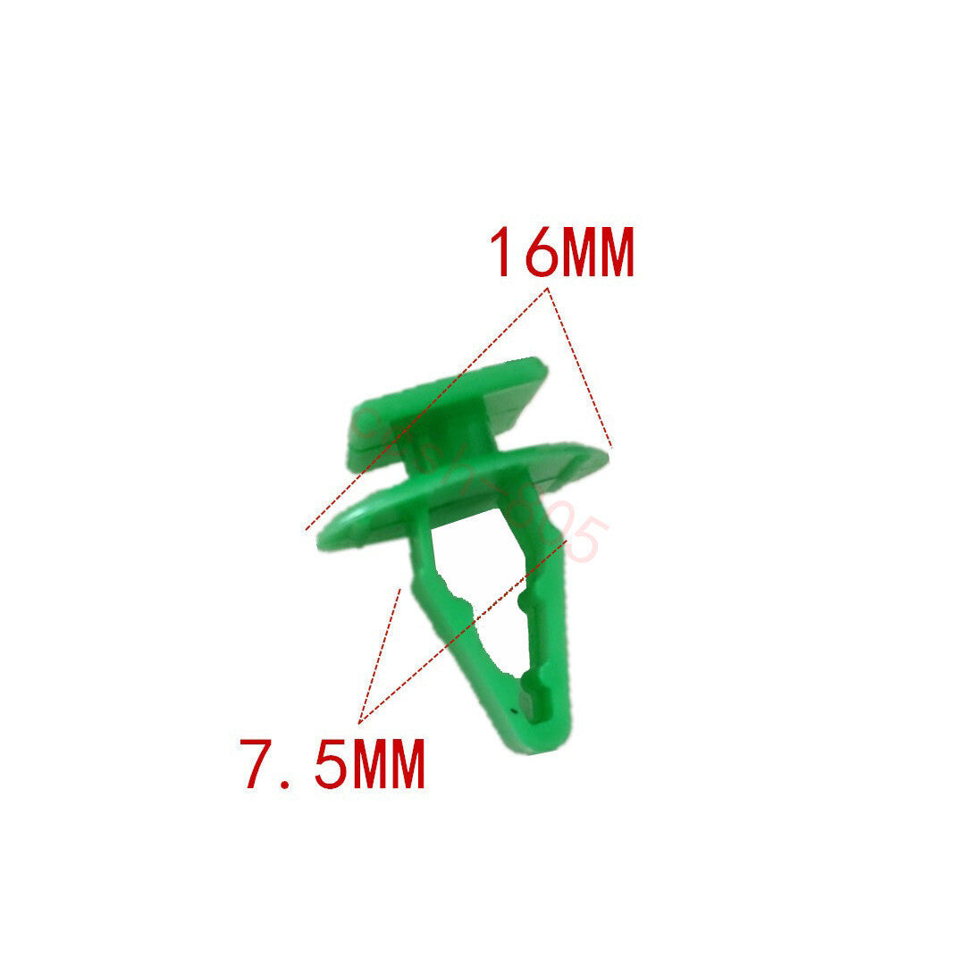 10 Pcs Car Scuttle Cover Windscreen Panel Trim Fastener Clips for Honda