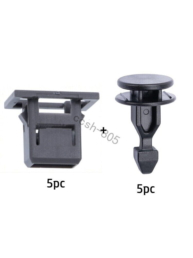 5 Sets Car Striker Engine Bulkhead Cover Retainer Clips for Honda