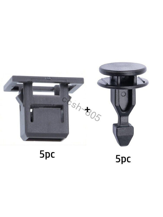 5 Sets Car Striker Engine Bulkhead Cover Retainer Clips for Honda