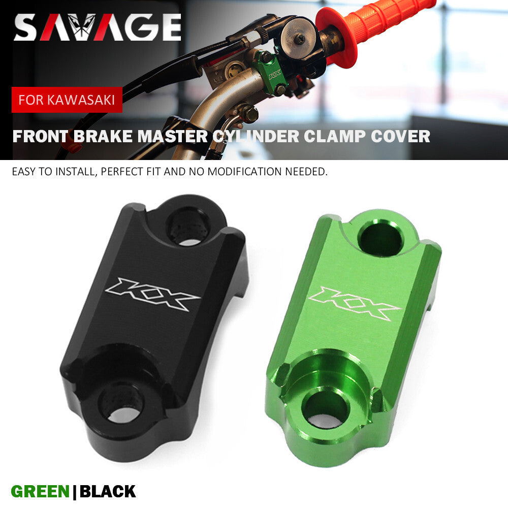 Brake Master Cylinder Clamp Cover for KAWASAKI KX 450F 250F KX 85 80 112 500 Q