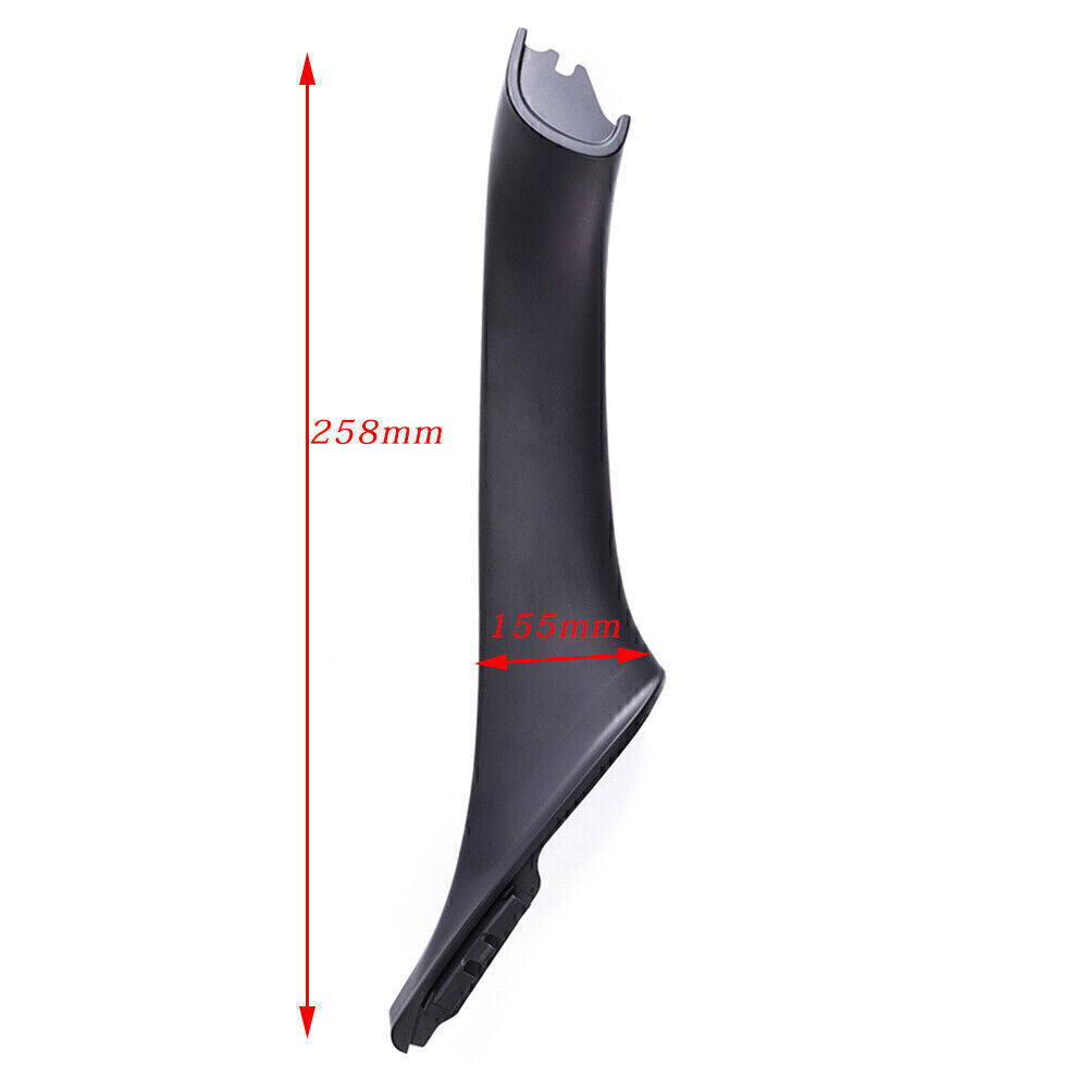 Right Door Inner Handle Trim Panel Fit for BMW 5 series F10 F11 F18 2010-17 Red Wine