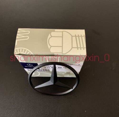 E-Class W212 Matte Black Star Badge Badge W212 AMG E-Class