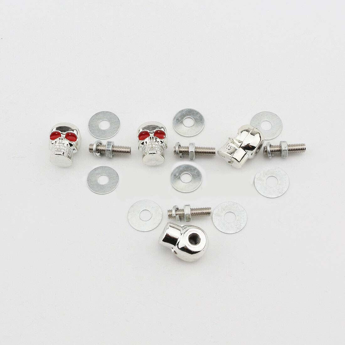 Chrome license plate screw for Yamaha V-Star 650 950 1100 1300 Classic Q