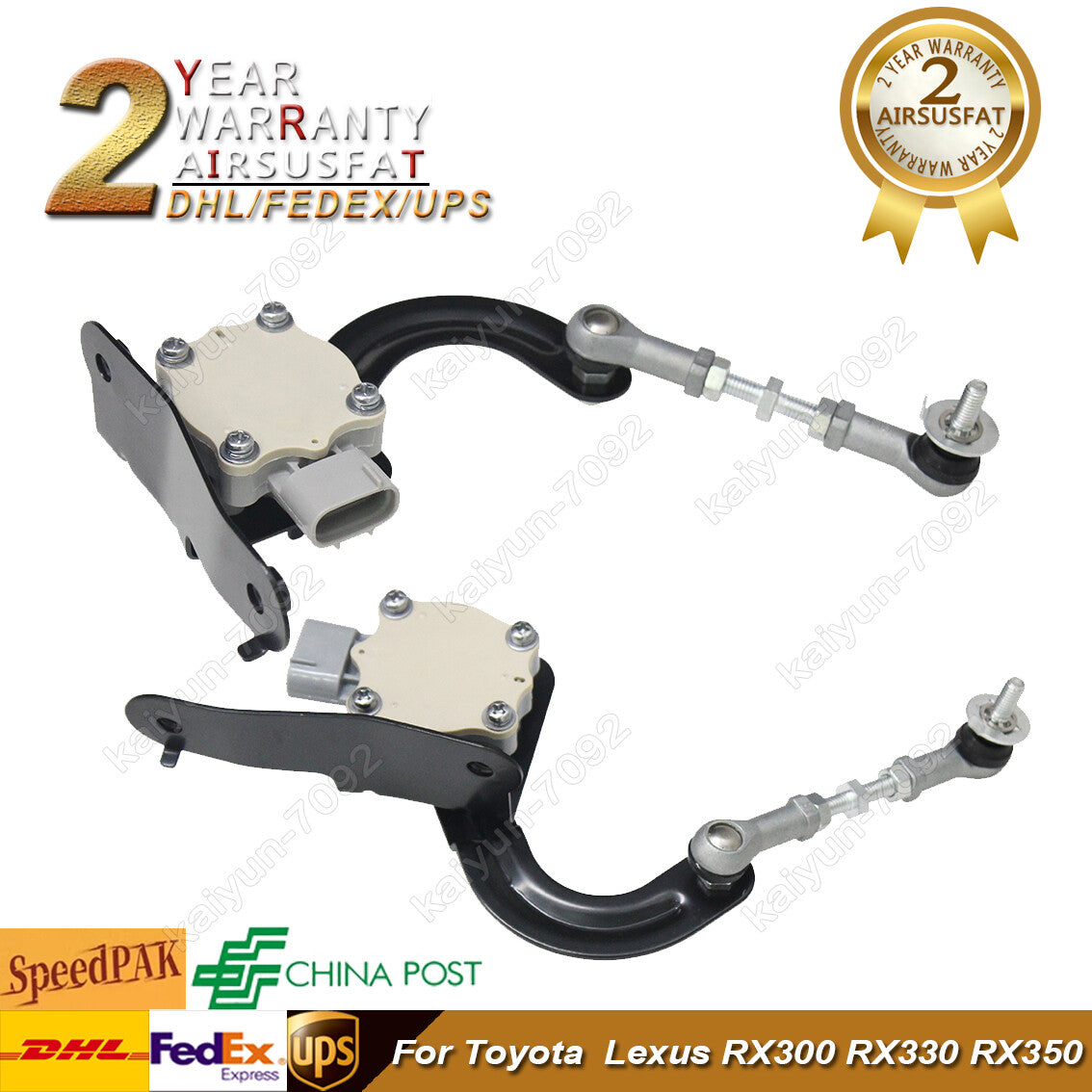 Pair Rear Left+Right Height Level Sensors for Lexus RX300 RX330 RX350 2003-2008