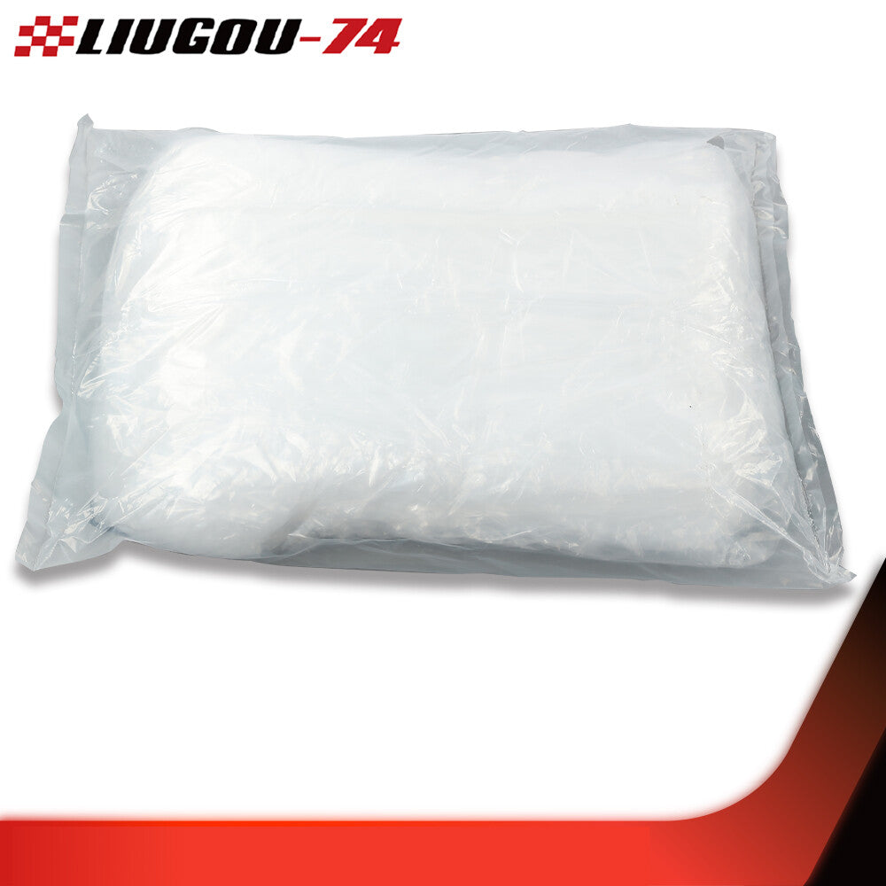 Rain Dust Garage Clear Plastic Disposable Car Protective Cover Temporary Universal 2 Pack - v