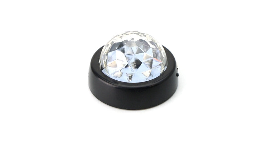 USB charging, sound activity, multi-color RGB LED internal DJ disco light ball - n
