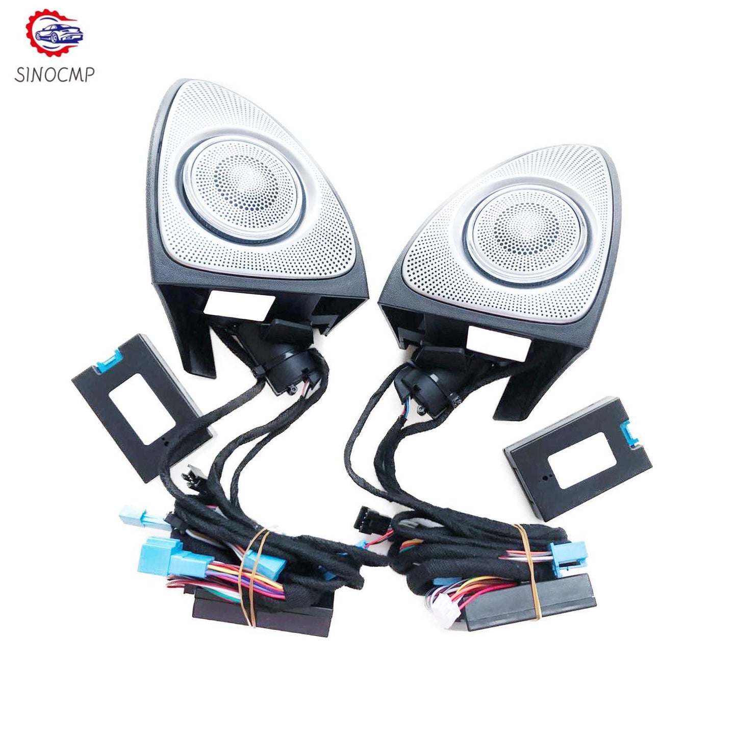2PCS 64 Colors 3D Rotation Speaker Tweeter Kit Set for Mercedes-Benz GLC260 W253