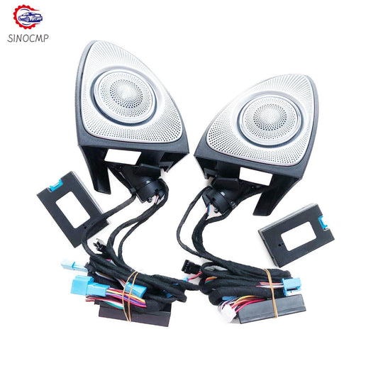 2PCS 64 Colors 3D Rotation Speaker Tweeter Kit Set for Mercedes-Benz GLC260 W253