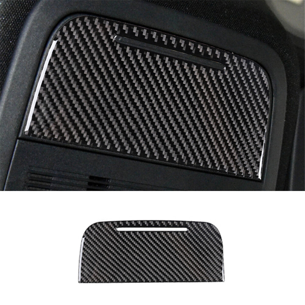 2Pcs Rear Storage Box Panel Trim Cover Carbon Fiber For 350Z 2006-2009 v