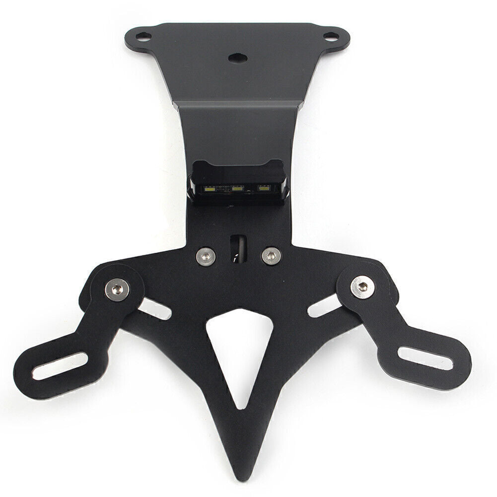 1x Rear Fender License Plate Holder w/ Light for Ducati Scrambler Cafe Racer 800 Q