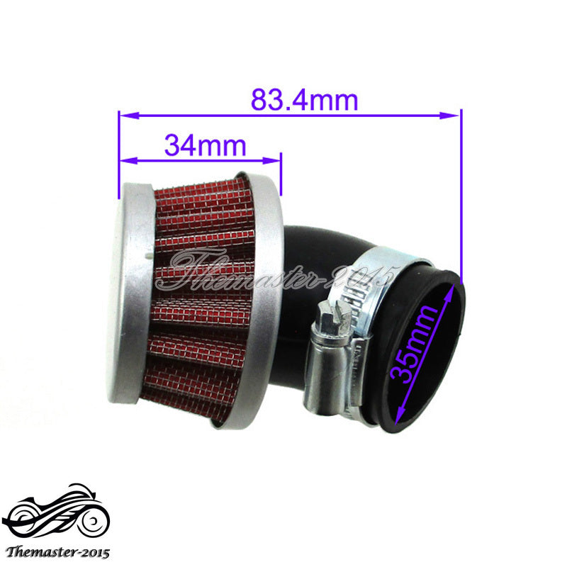 35mm Air Filter For 50cc 90cc 110cc 125cc Pit Bike ATV Taotao SSR XRF50 Coolster Q