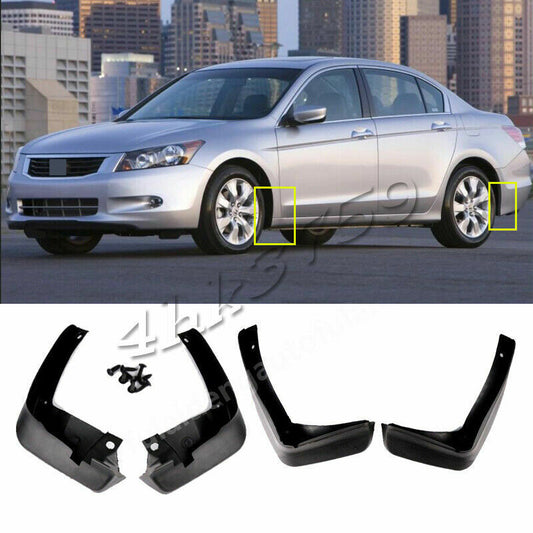 for Honda Accord 2008-2012 plastic Mud Flaps Splash Guard Mudguard Fenders Trim