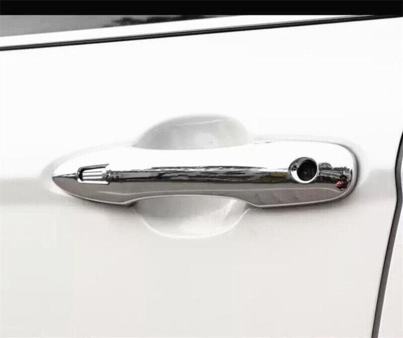 for Toyota Venza 21-2024 Chrome Outside Door Handle Catch Molding Cover Trim 4P