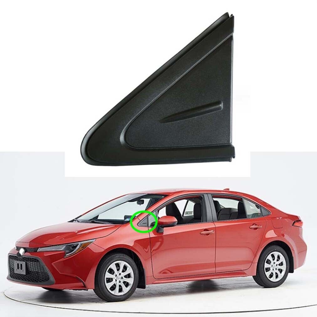 for Toyota for Corolla 2019-2021 Left Side Rear View Mirror Corner Triangle Fender