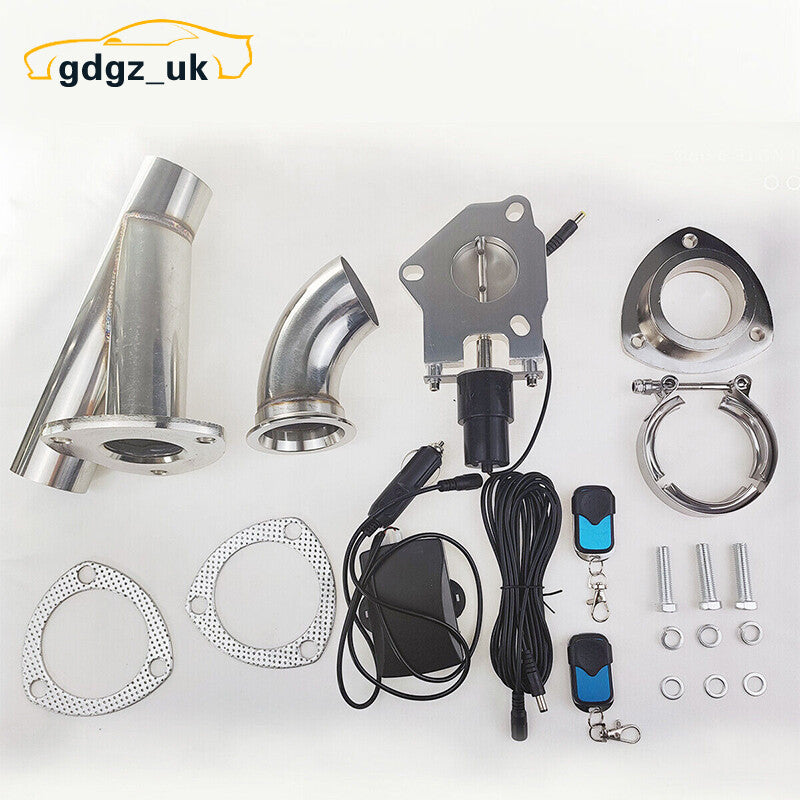 2.5 Electric Exhaust Control Valve Motor E-Valve System With Switch Remote Kit