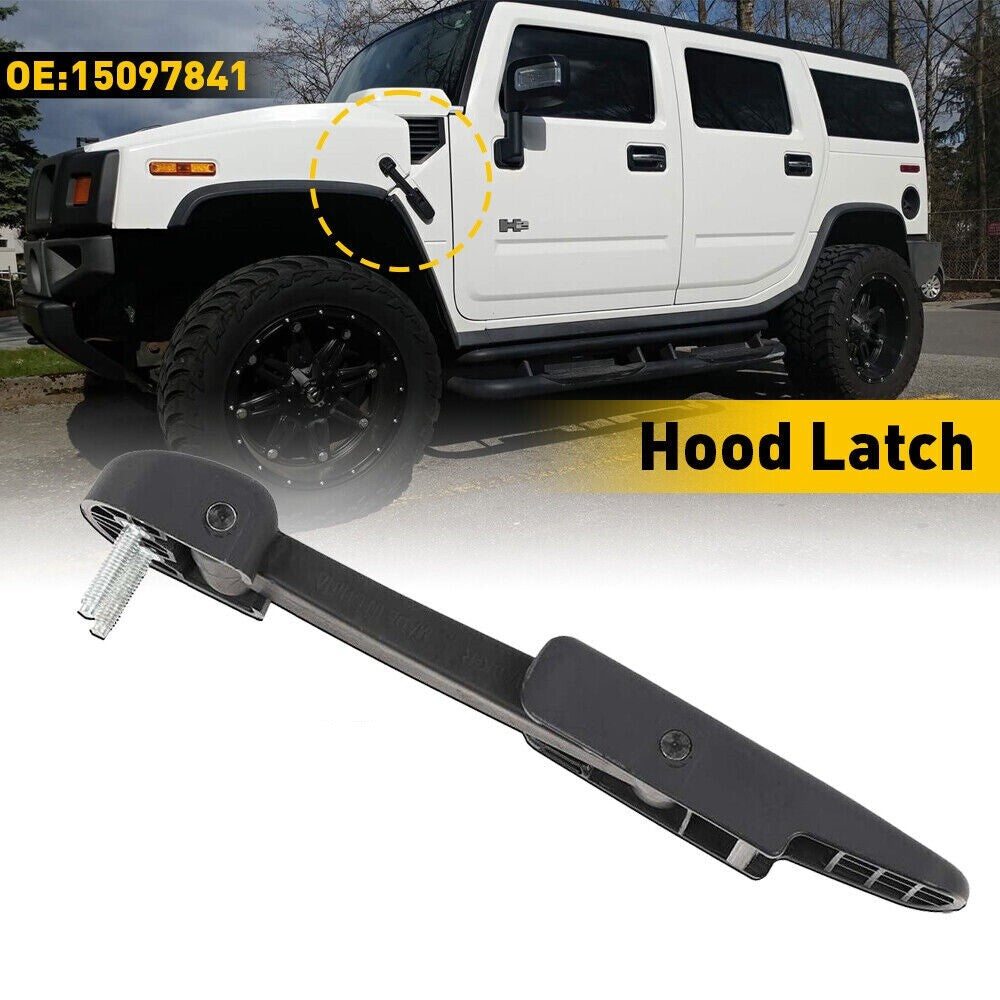 The front black latch is suitable for 2003-2009 for Hummer H2, for Chevrolet for GMC C4500-C5500/6500-8500.