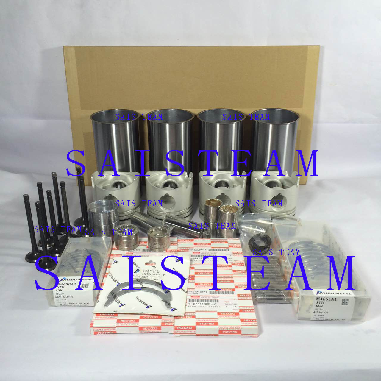 4JB1 2.8 Non-Turbo Engine Rebuild Kit Fits for ISUZU Engine Bobcat Skid Steer NKR Q