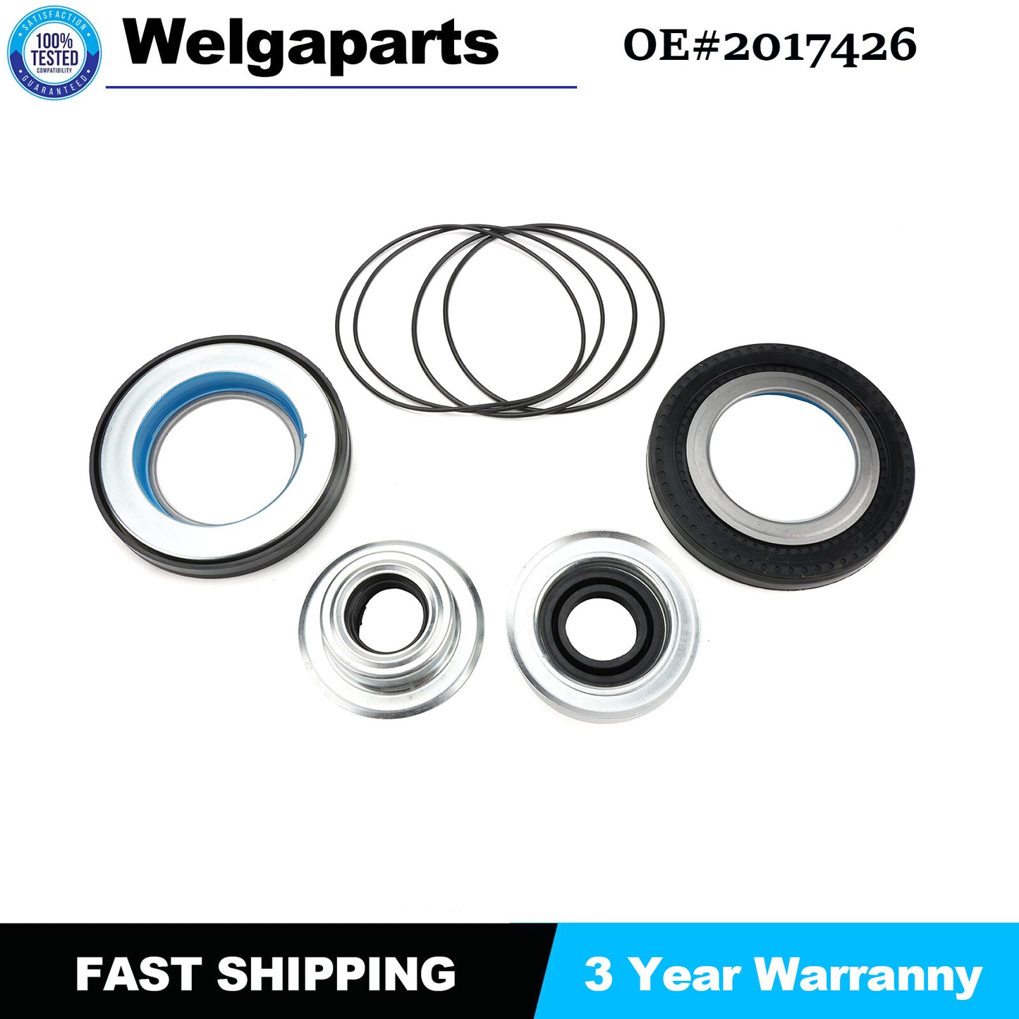 6X for Ford 15-19 Front Axle Knuckle Vacuum Seals Kit 54983 2014835 2017426
