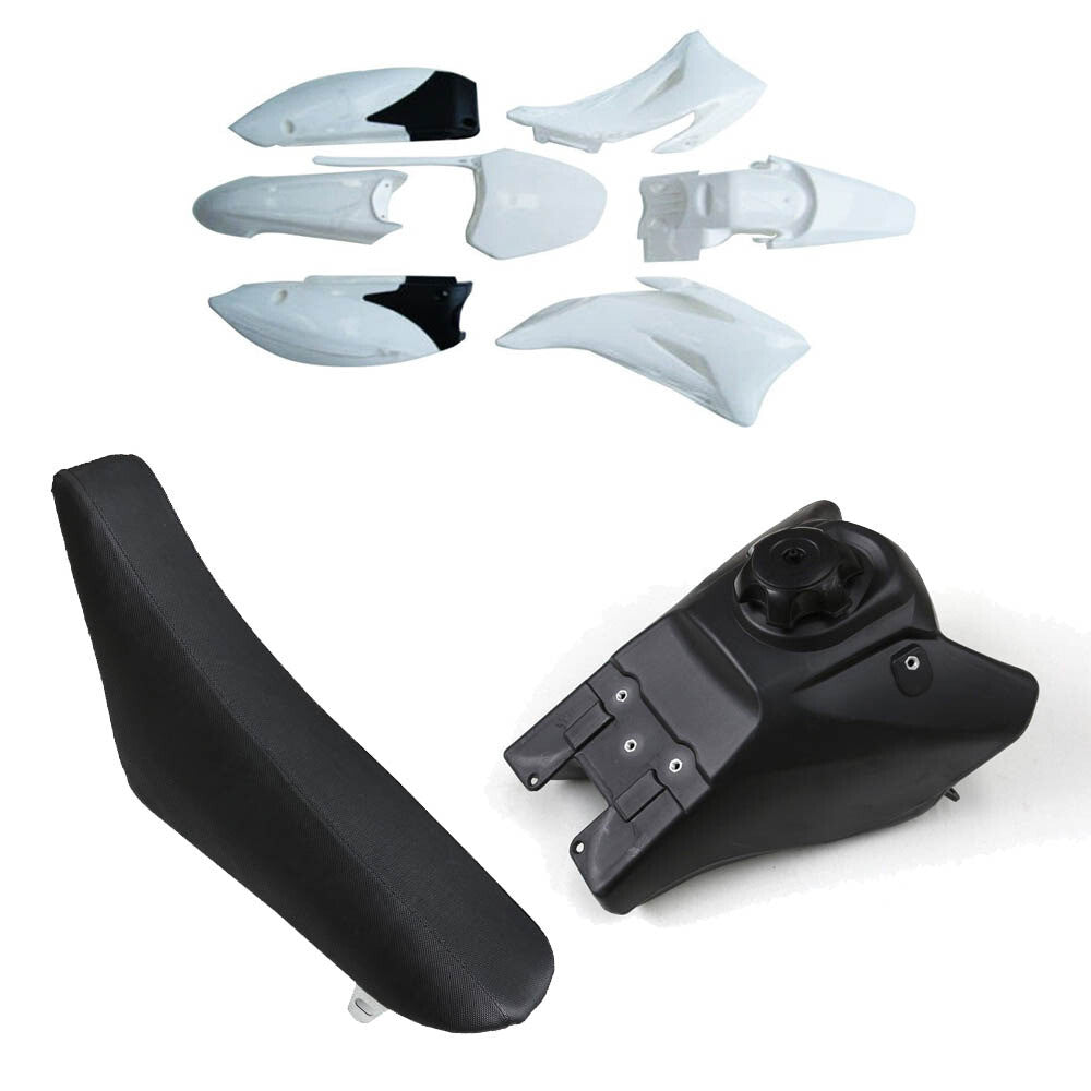 White Plastics Kit Fuel Tank for Seat for Yamaha TTR110 Pit Dirt Bike Not For TTR125